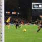 WOLVERHAMPTON, ENGLAND - DECEMBER 8: Bruno Fernandes of Manchester United scores their 4th goal from the penalty spot during the Premier League match between Wolverhampton Wanderers and Manchester United at Molineux on December 8, 2025 in Wolverhampton, England. (Photo by Simon Stacpoole/Offside/Offside via Getty Images)