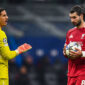 MILANO, ITALY - DECEMBER 9: Yann Sommer of FC Internazionale Milano, Dominik Szoboszlai of Liverpool FC during the UEFA Champions League 2025/26 League Phase MD4 match between FC Internazionale Milano and Liverpool FC at Giuseppe Meazza Stadium on December 9, 2025 in Milano, Italy. (Photo by Alberto Gandolfo/BSR Agency/Getty Images)