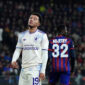 BASEL, SWITZERLAND - DECEMBER 11: Jadon Sancho of Aston Villa reacts after a missed chance during the UEFA Europa League 2025/26 League Phase MD6 match between FC Basel 1893 and Aston Villa FC at St. Jakob-Park on December 11, 2025 in Basel, Switzerland. (Photo by Daniela Porcelli/Getty Images)