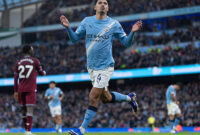 MANCHESTER, ENGLAND - DECEMBER 20: Tijjani Reijnders of Manchester City celebrates scoring the first goal during the Premier League match between Manchester City and West Ham United at Etihad Stadium on December 20, 2025 in Manchester, England. (Photo by Visionhaus/Getty Images)
